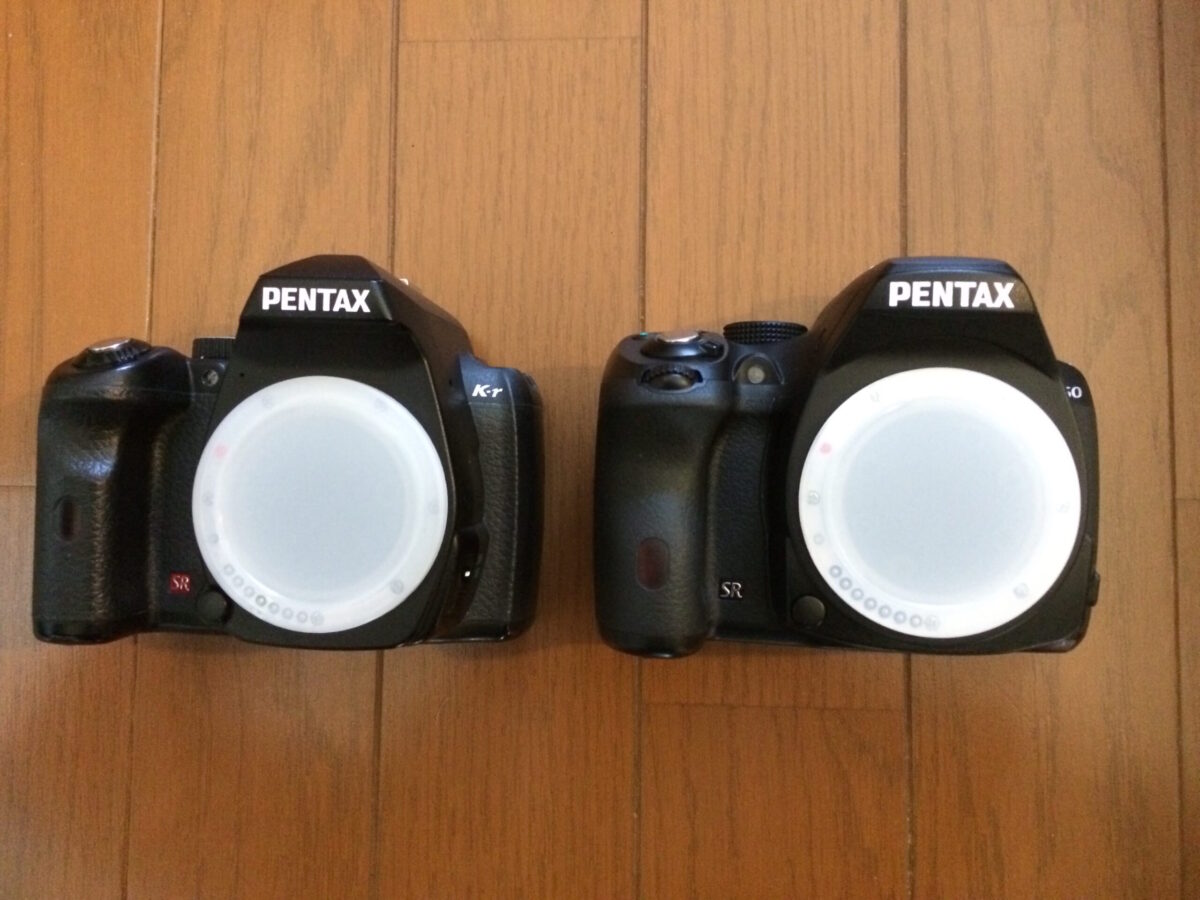 PENTAX K-rとK-50の外観比較レビュー