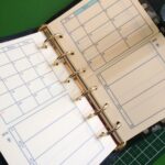 差し替えが可能なセパレート手帳づくり1