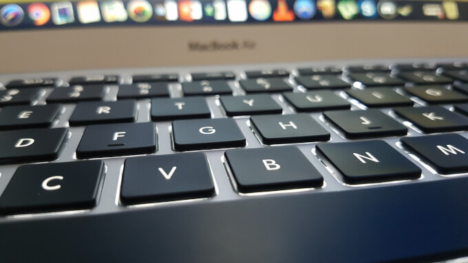 macbookのキーボード