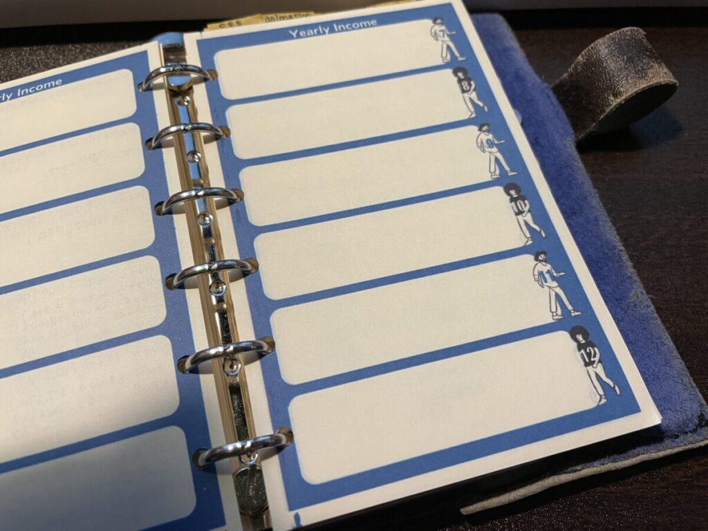 あなたが現在見ているのは 2022年の自作手帳はやっぱりセパレート｜ミニ6穴のシステム手帳テンプレあり