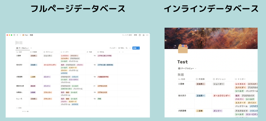 あなたが現在見ているのは Notionデータベースの仕組みをルーズリーフで噛み砕く｜（アニメの）人物データベース作成で実践