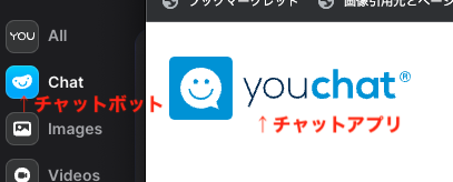 YouChat(AIチャットボット)のドメインはyouです｜使ってみた＆間違えてチャットツールのアカウントを作った話