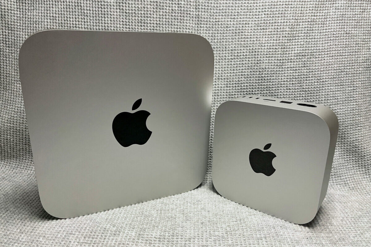 M4 Mac miniとM1 Mac mini