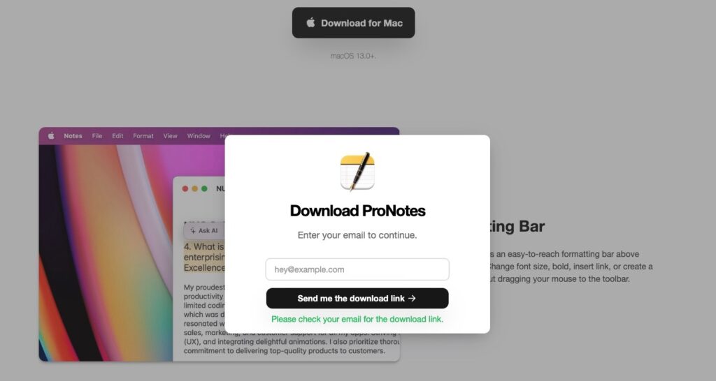 あなたが現在見ているのは ProNotesでMacメモがNotionに近付いた｜Mac純正アプリを見直す時がついに来たか……