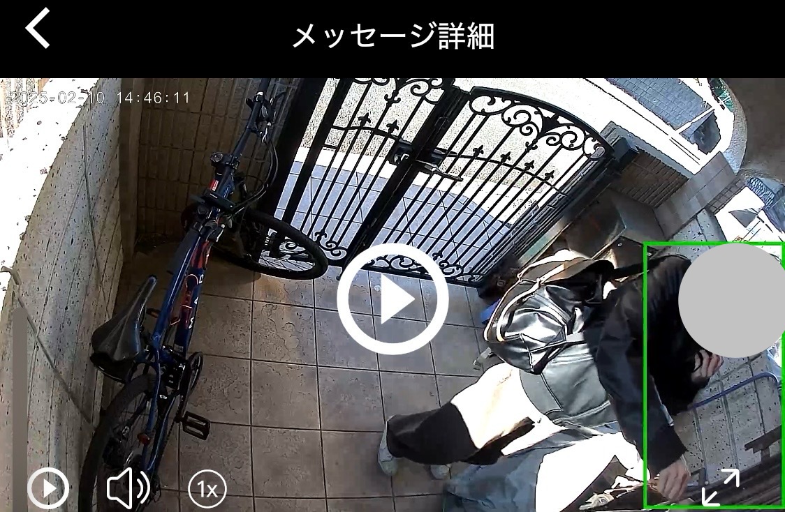 通行人までクッキリ映る
