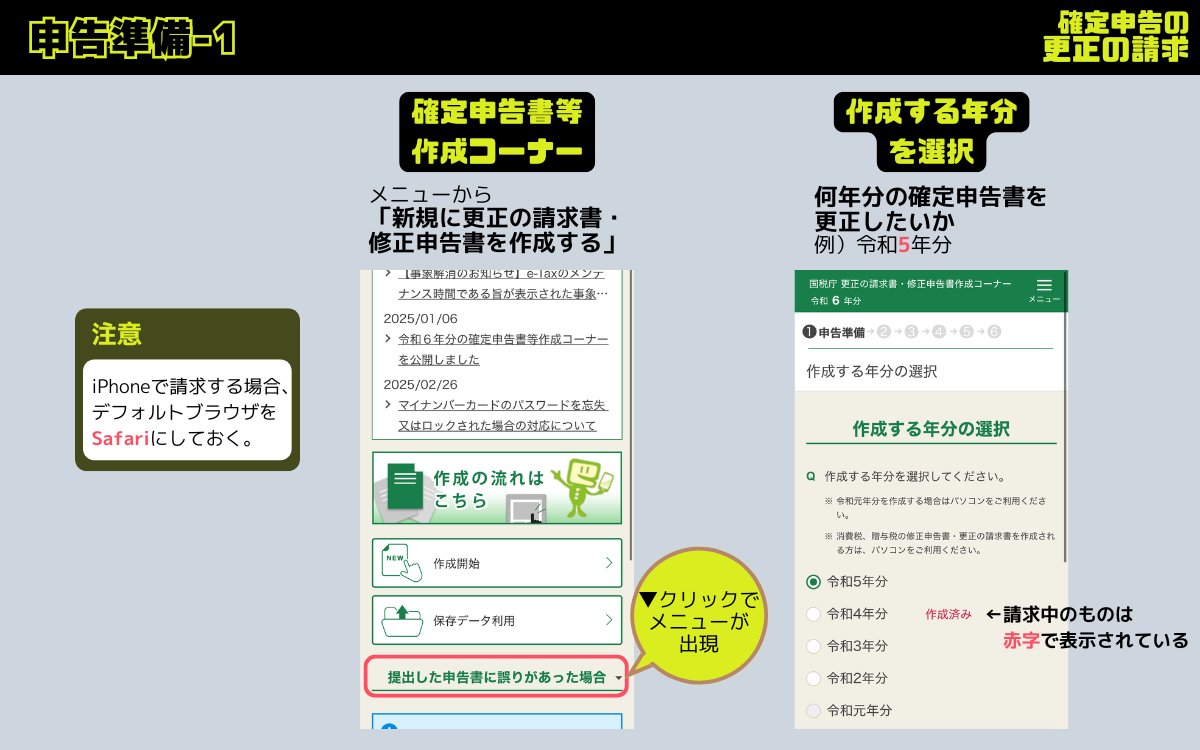 申告準備1
