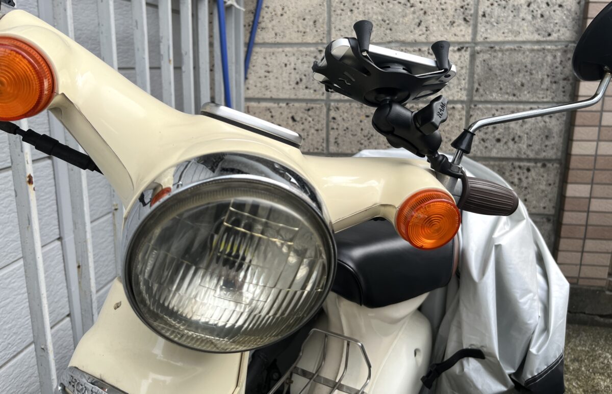 RAM MOUNT正面から見たところ